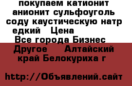 покупаем катионит анионит сульфоуголь соду каустическую натр едкий › Цена ­ 150 000 - Все города Бизнес » Другое   . Алтайский край,Белокуриха г.